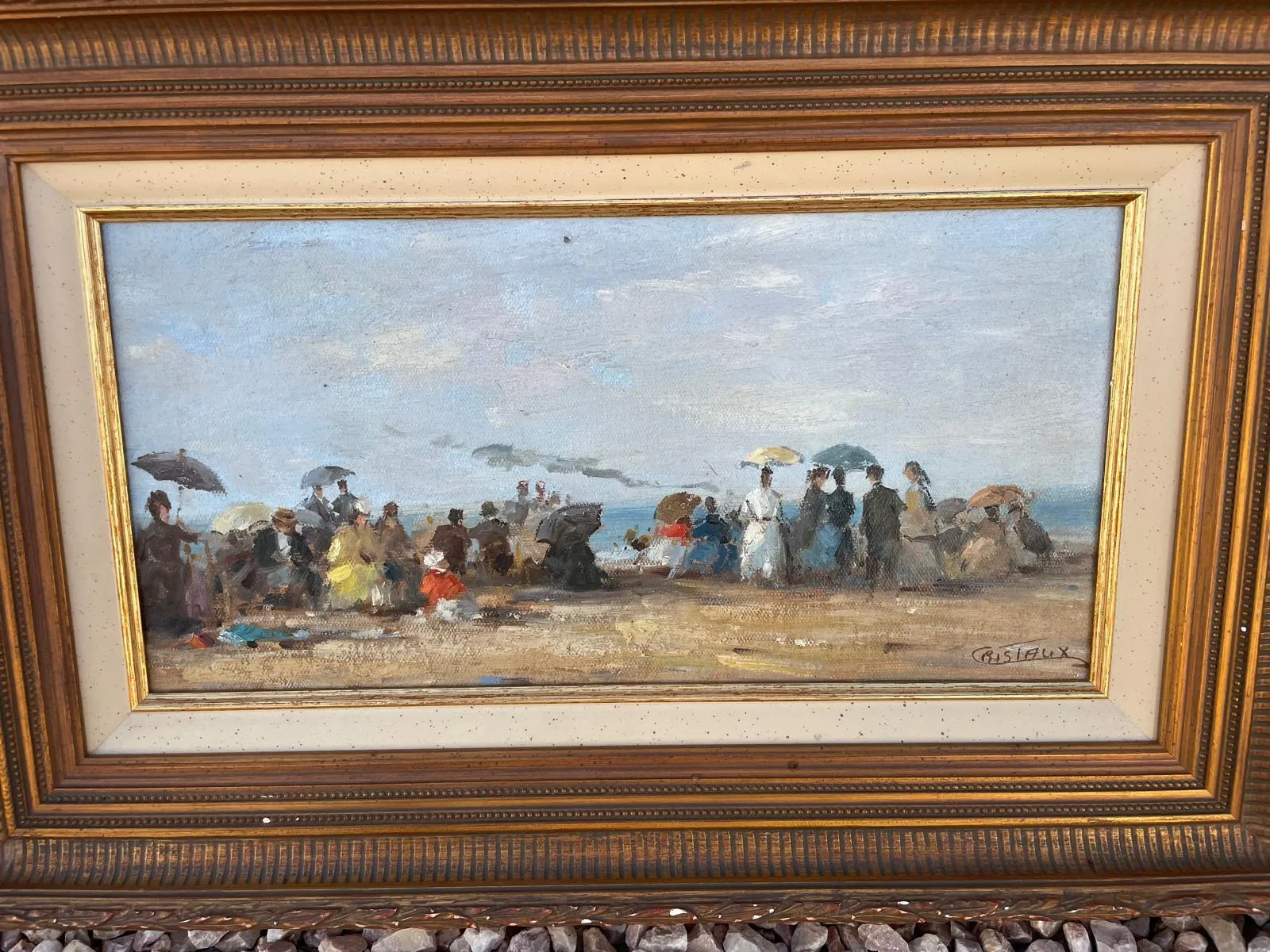 Tableau ancien racheté par un antiquaire à Antibes